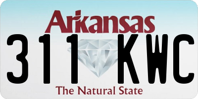 AR license plate 311KWC