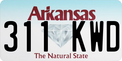 AR license plate 311KWD