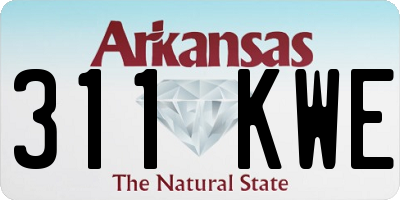 AR license plate 311KWE