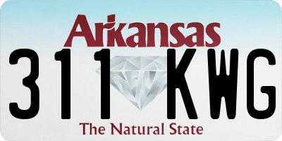 AR license plate 311KWG