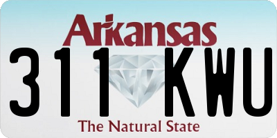 AR license plate 311KWU