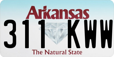 AR license plate 311KWW