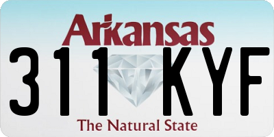 AR license plate 311KYF