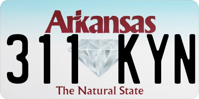 AR license plate 311KYN