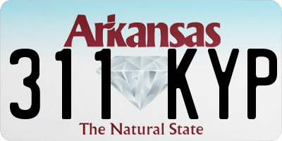 AR license plate 311KYP