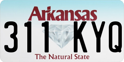 AR license plate 311KYQ