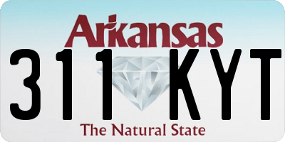 AR license plate 311KYT