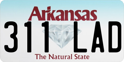 AR license plate 311LAD