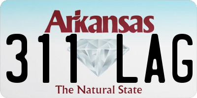 AR license plate 311LAG