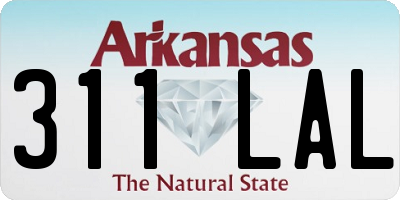 AR license plate 311LAL