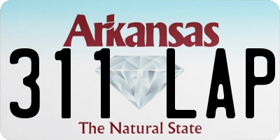 AR license plate 311LAP