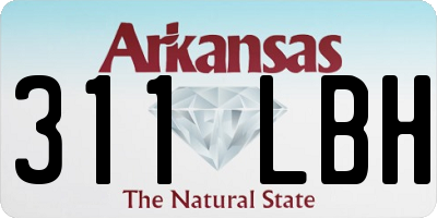 AR license plate 311LBH