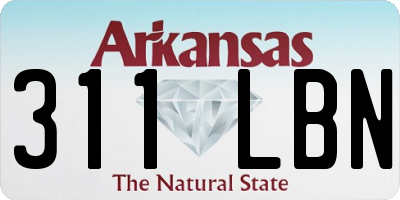 AR license plate 311LBN