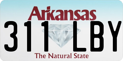 AR license plate 311LBY