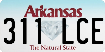 AR license plate 311LCE