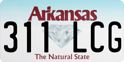 AR license plate 311LCG