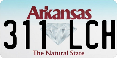AR license plate 311LCH
