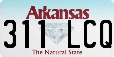 AR license plate 311LCQ