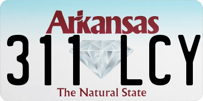 AR license plate 311LCY