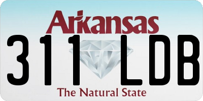 AR license plate 311LDB