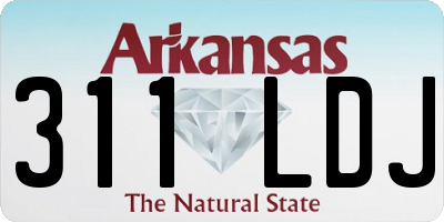 AR license plate 311LDJ