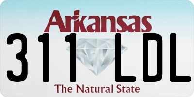 AR license plate 311LDL