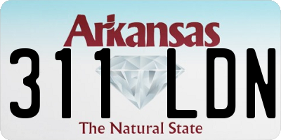 AR license plate 311LDN