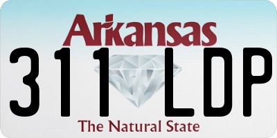 AR license plate 311LDP