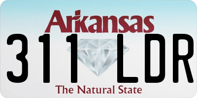 AR license plate 311LDR