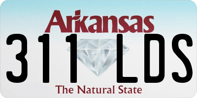 AR license plate 311LDS