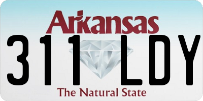 AR license plate 311LDY
