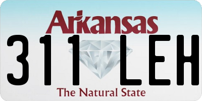 AR license plate 311LEH