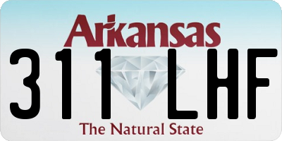 AR license plate 311LHF