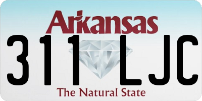 AR license plate 311LJC