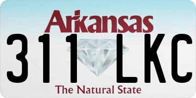 AR license plate 311LKC