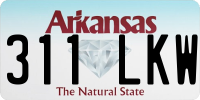 AR license plate 311LKW