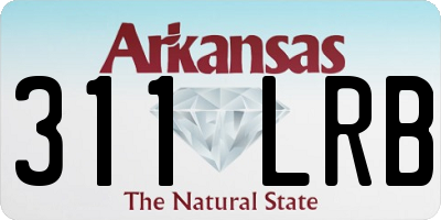 AR license plate 311LRB