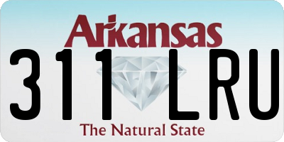 AR license plate 311LRU