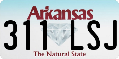 AR license plate 311LSJ