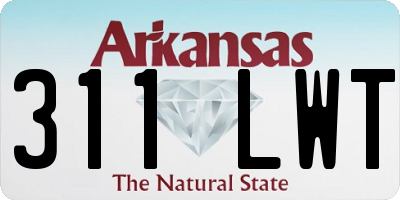 AR license plate 311LWT