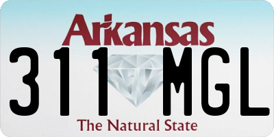 AR license plate 311MGL