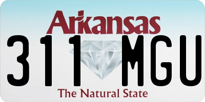AR license plate 311MGU