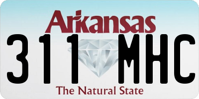 AR license plate 311MHC