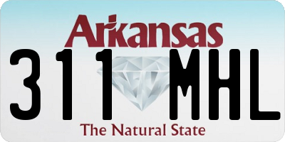 AR license plate 311MHL
