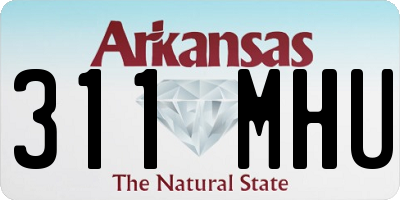 AR license plate 311MHU