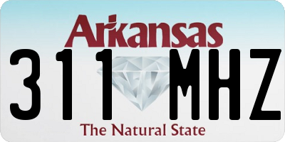 AR license plate 311MHZ