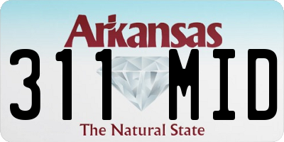 AR license plate 311MID