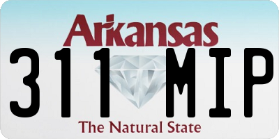 AR license plate 311MIP