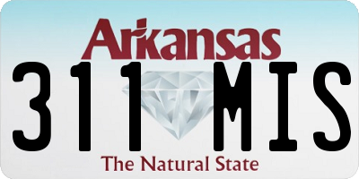 AR license plate 311MIS