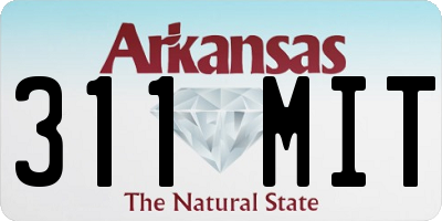 AR license plate 311MIT